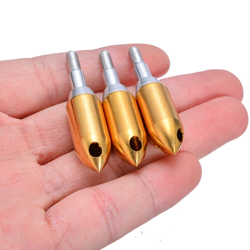 6 шт./компл. свист стрелы медь широкоугольная стрелка головки винт Охота Стрела
