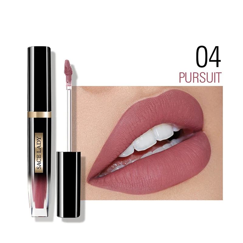 

9 colors Matte Lipsticks Waterproof Velvet Lip Makeup Long Lasting Cosmetic Lip Tint Moisture