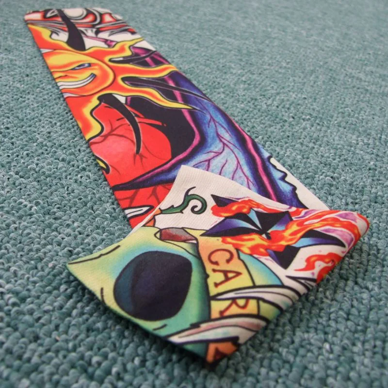 1 шт. татуировки рукава УФ крутые Велоспорт Бег руки теплые спортивные эластичные