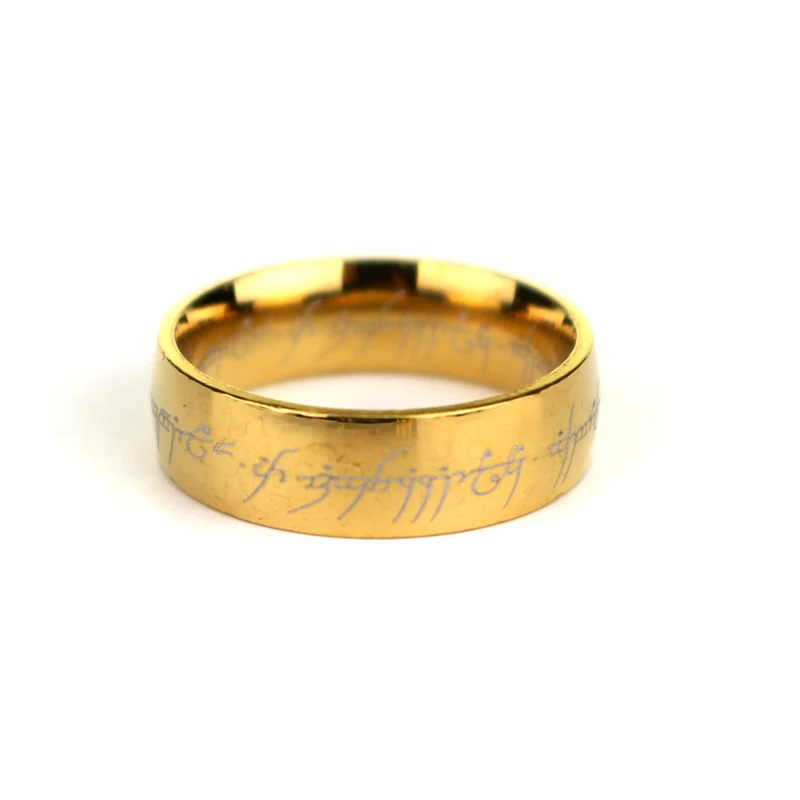 gold Продукт животного Aragorn II Barahir змея нержавеющая сталь одно кольцо силы мужские ювелирные изделия Мода Панк Roc - Цвет основного камня: gold