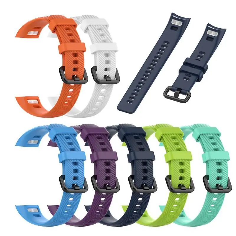 Силиконовый ремешок на запястье для умного спортивного браслета Huawei Honor Glory 5 Band 4