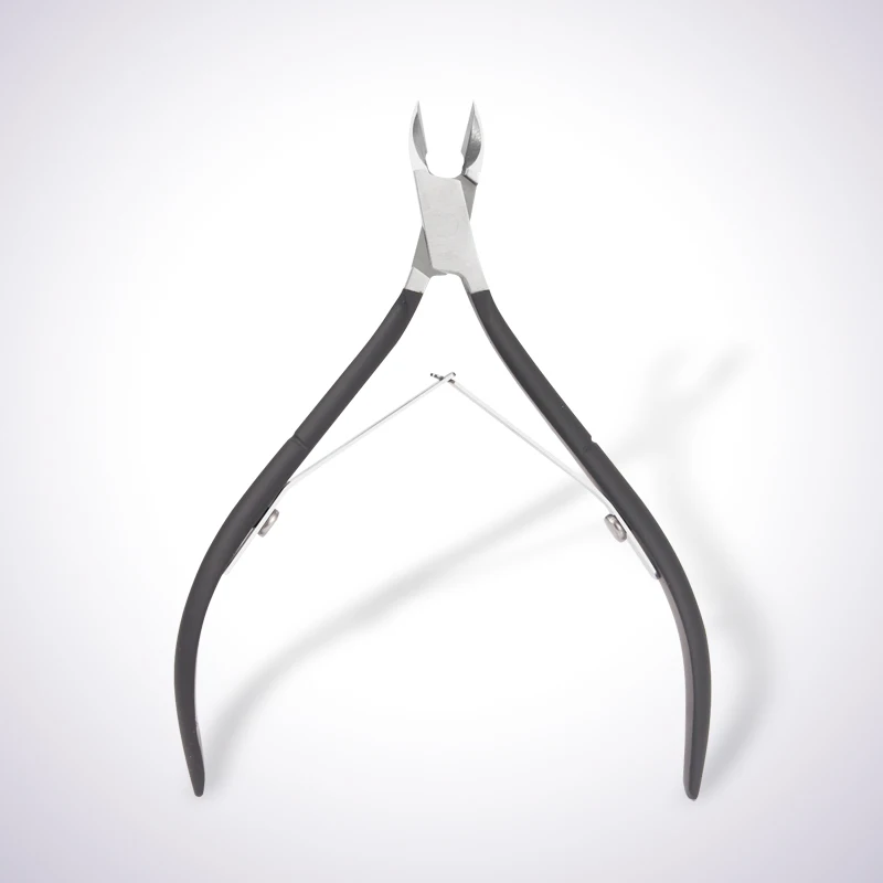 Two Set Professional Stainless Steel Cuticle Nipper Clipper Pedicure Plier Cutter Beauty Nail Tools Rubber Casing 501-8717 | Красота и