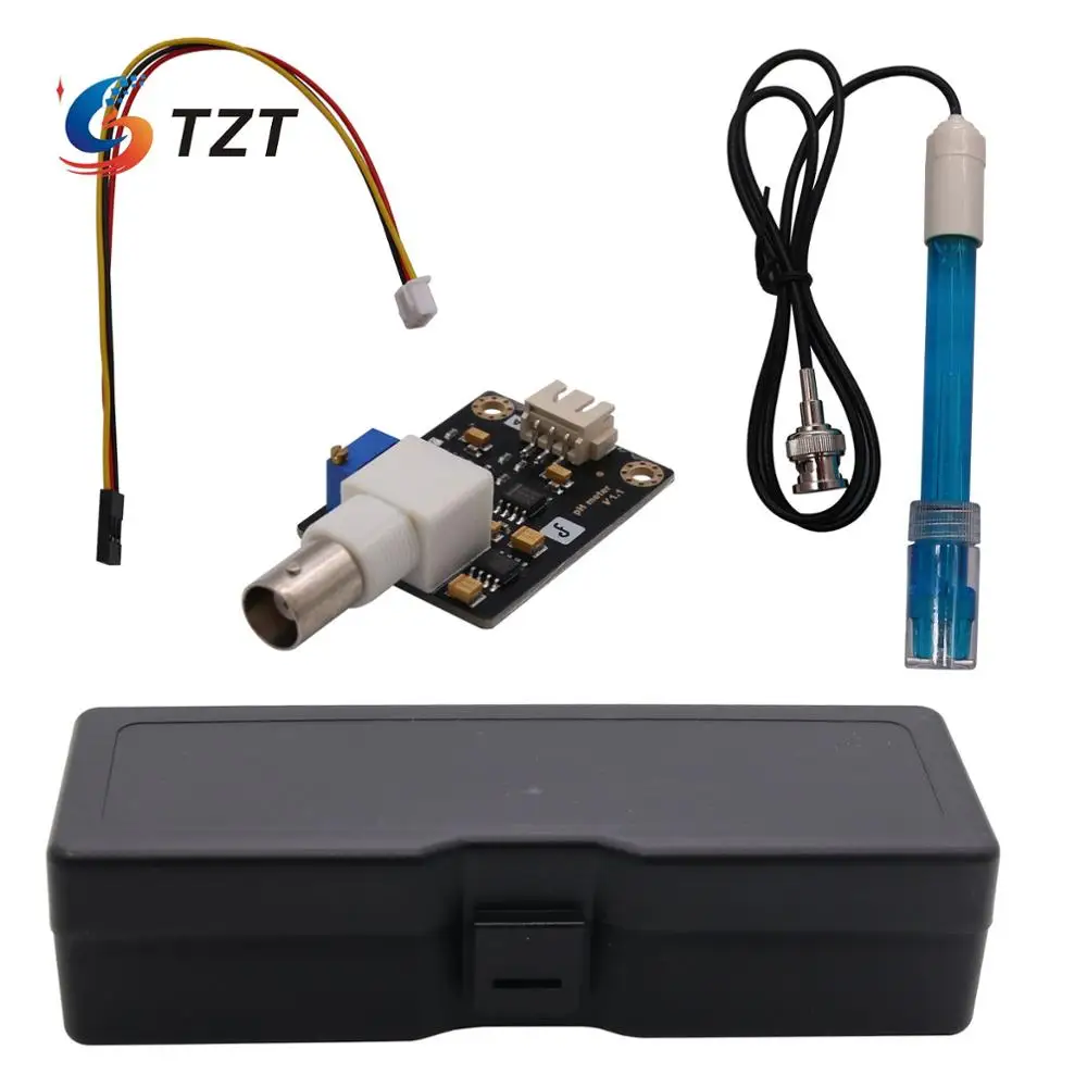 TZT промышленный рН метр модуль детектор датчик аналоговый 5 В для Arduino Raspberry