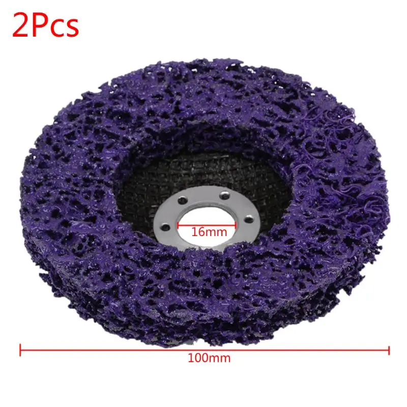 

2pcs 100/115mm Disc Abrasive Wheel Paint Rust Removal Clean For Angle Grinder
