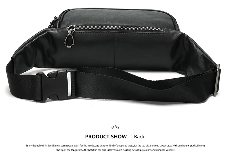 Винтажная Мужская поясная сумка из 100% натуральной воловьей кожи с карманом