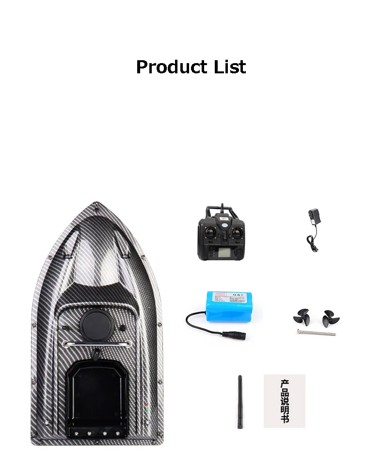 

500M remote High Power GPS RC Fishing Finder Bait Boat Upgraded Version Smart Screen Bait Remote Control Ship Fishing Boats Toys