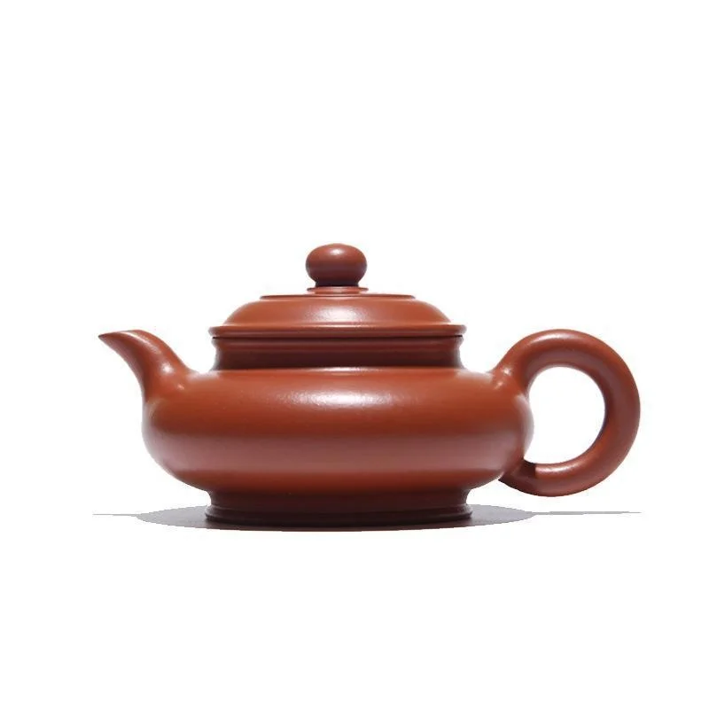 

Китайская чайная посуда, чайные горшки, чайный горшок, кунг-фу, полностью ручной работы, виртуальный плоский горшок, чайные горшки, Чжу грязь...