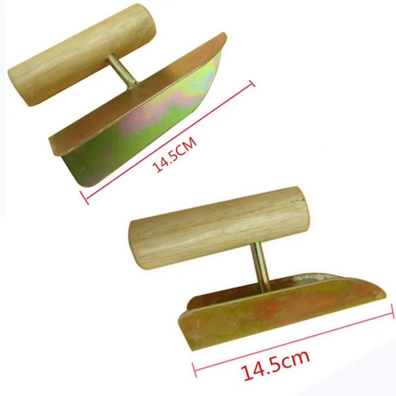 

1set Wooden handle Drywall Putt Knife yin edge Corner Scraper wall Plastering shovel Professional Building Finisher Tool