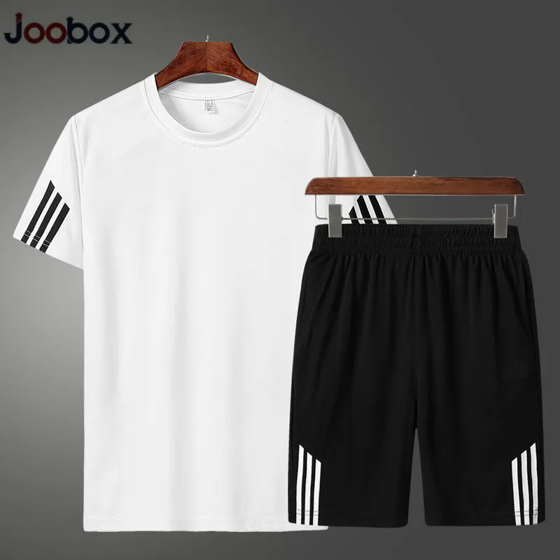 Летний спортивный костюм мужской Модный повседневный комплект Мужская одежда