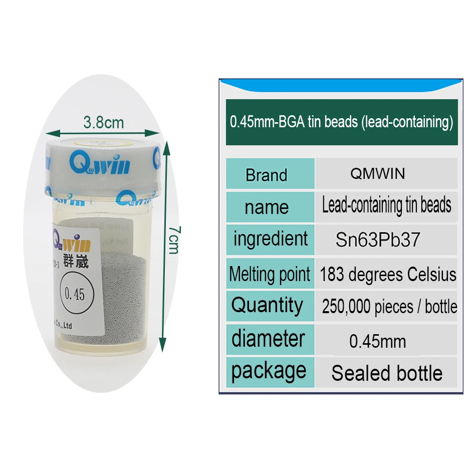 Ремонтная жестяная шариковая компьютерная материнская плата BGA Ремонтный чип