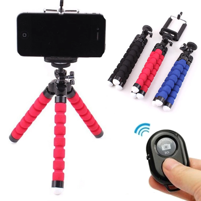 Гибкий селфи-штатив Octopus с дистанционным управлением для телефона | Мобильные