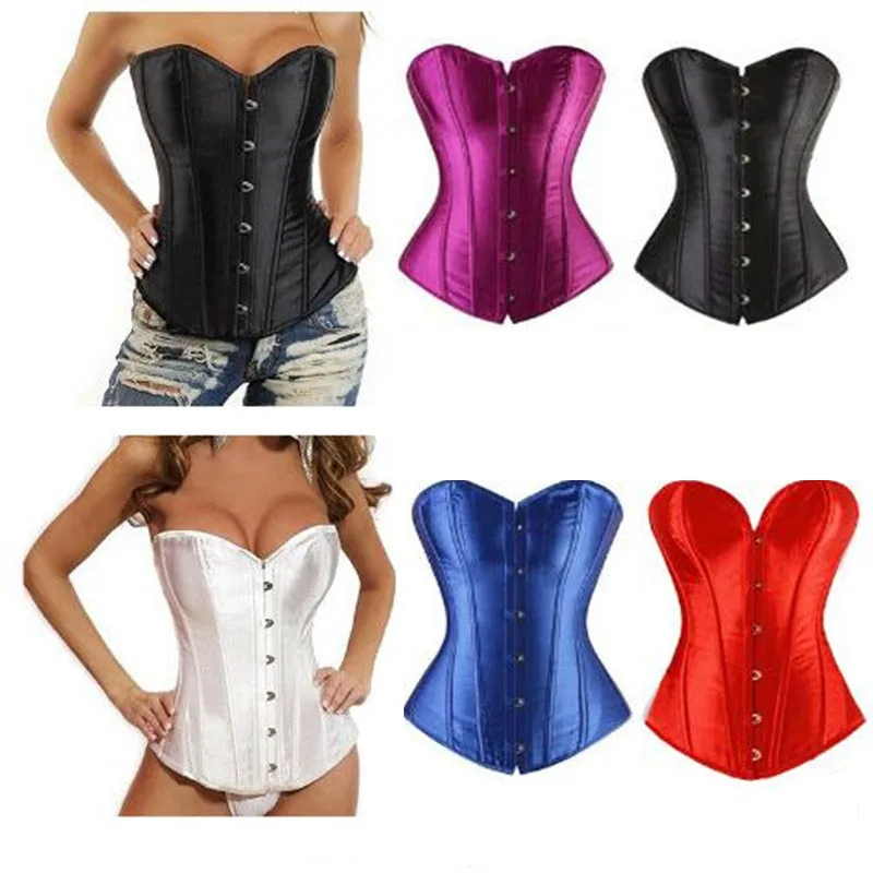 

Women's Corset Gothic Sexy Corset Solid Color Underbust Corsets Comfortable Body Sculpting Clothes Corset Shaper Waist Trainer