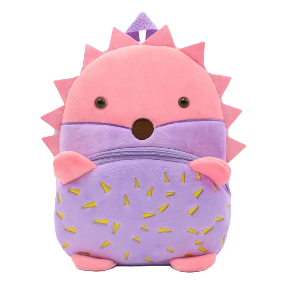 1 шт. детский рюкзак с ежом мягкий милый плюшевый Очаровательный животными Рюкзак