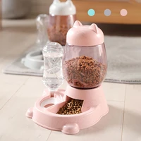 2 2l pet cat dispenser bowl for cat automatic feeder dog water bottle food water pet feeding bowl drinking feeder device