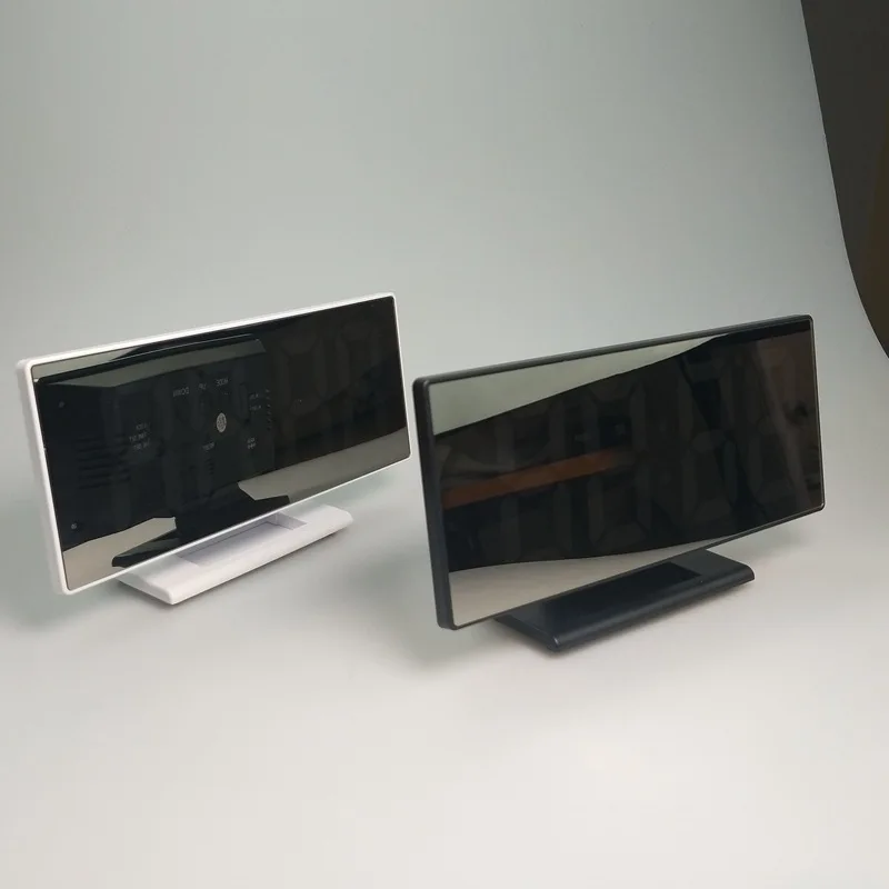 Fashion Creative Mirror Clock Temperature Digital Desktop LED Electronic Bedside Alarm | Дом и сад