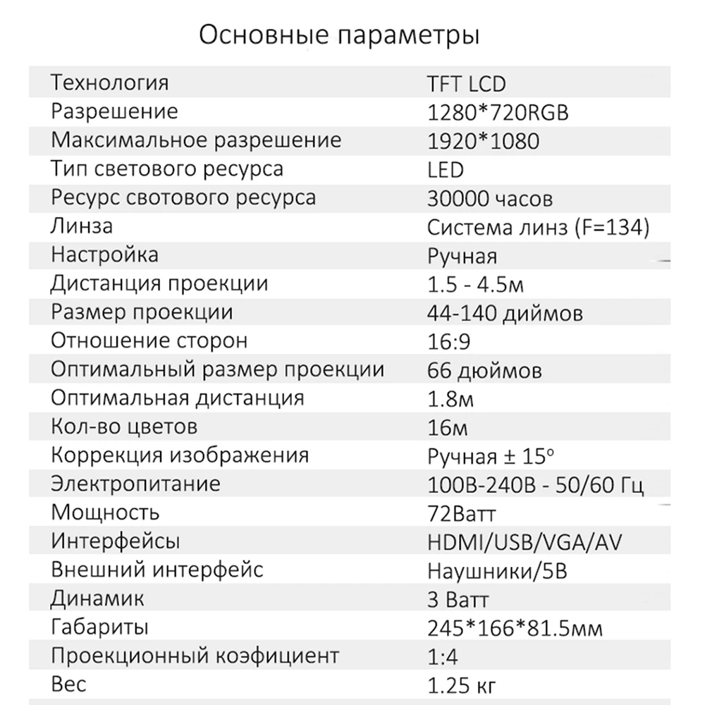 Аао YG420 YG421 Мини светодиодный 720 P проектор Родной 1280x720 Портативный Беспроводной