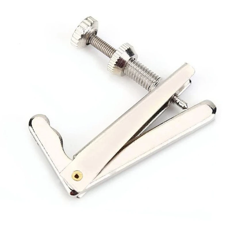 

87HF 4pcs Cello Fine Tuner Cello Parts String Adjuster Black Silver for 3/4-4/4 Cello