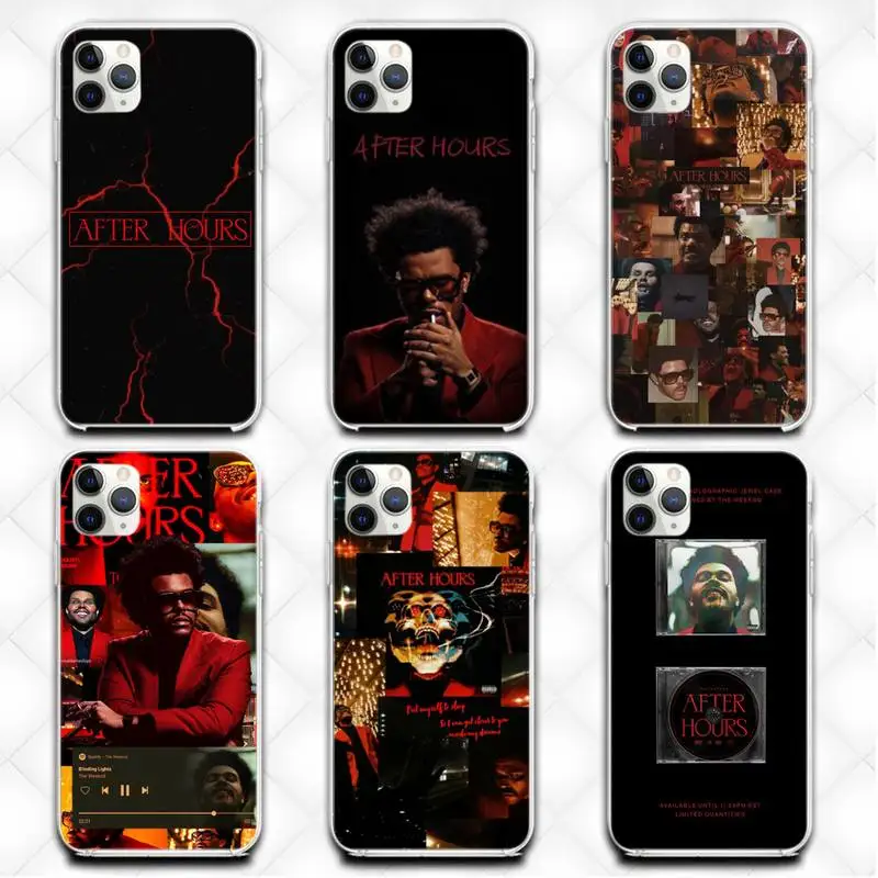 

The Weeknd After Hours Phone Case Transparent Case For Iphone 6 6s 7 8 Plus XR X XS XSmax 11 12 13 Pro Mini Max