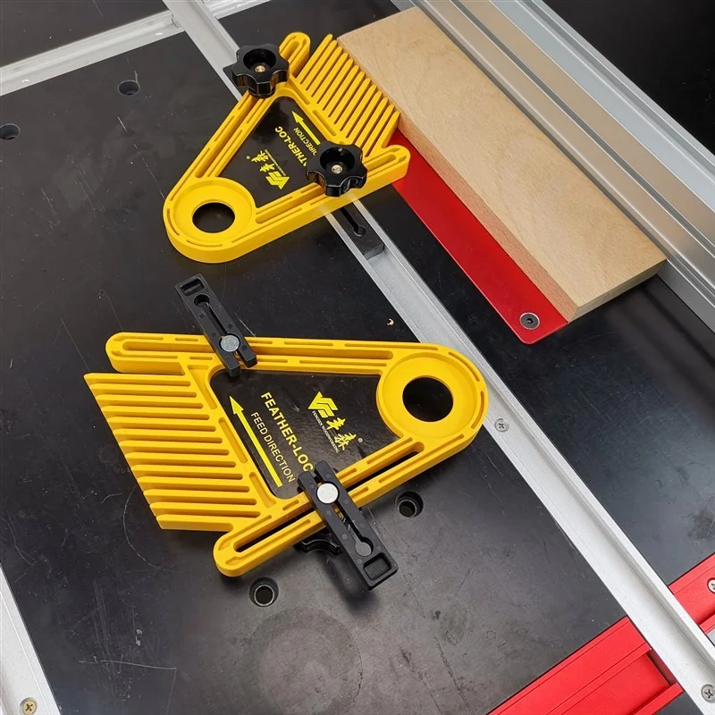 

Fonson Multi-purpose Feather Loc Board Set Woodworking Engraving Machine Double Featherboards Miter Gauge Slot Woodwork DIY Tool