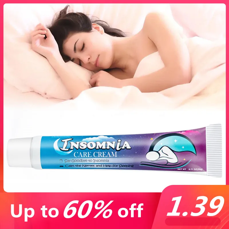 

1pcs 20g Sumifun Insomnia Care Cream Effective Help Sleep Soothing Cream Sleepless Cream Relax Balm Relieve Stress Health Care