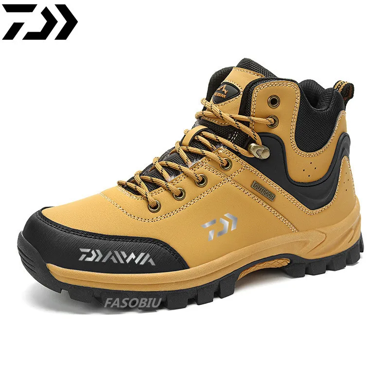 

2021 New Daiwa Fishing Shoes Outdoor Hiking Shoes Winter Warm DAWA Fishing Boots Trekking Climbing Warm Snow Proof Shoes