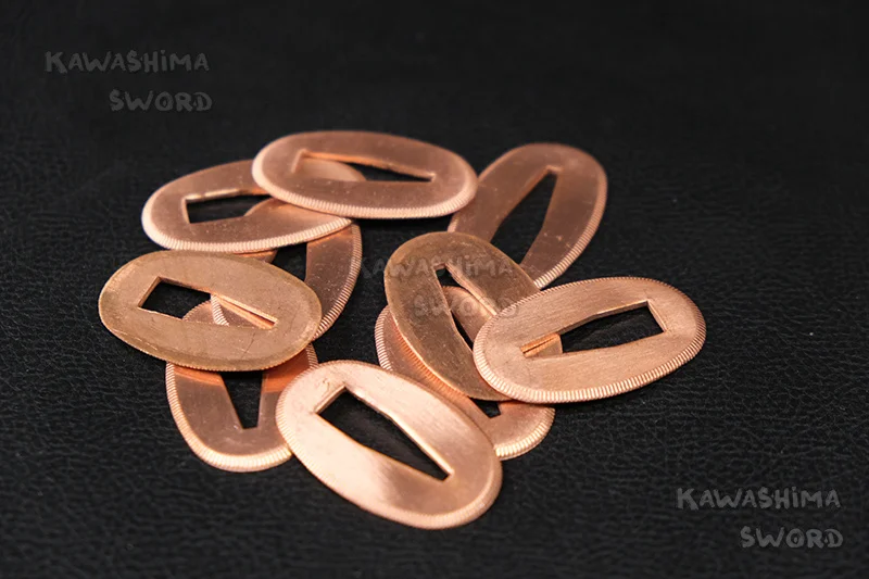 Seppa пара аксессуаров для меча тонкая и полезная латунная японского самурая