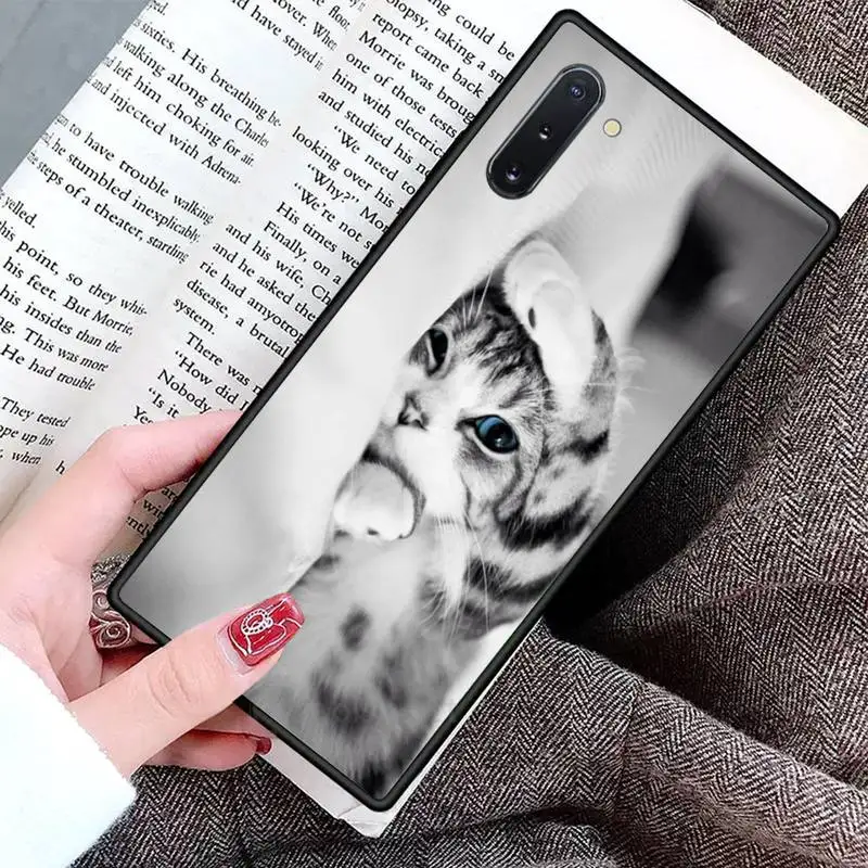 

Cute Animal Cat Phone Cases For Samsung Galaxy S8 S9 S10 Plus S10E Note 3 4 5 6 7 8 9 10 Pro Lite cover