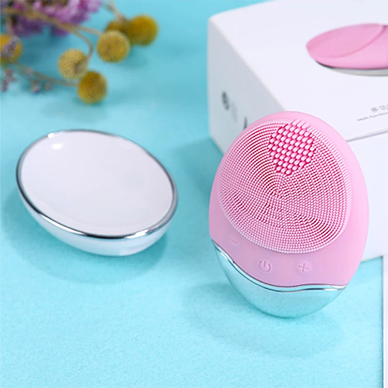 Goede Xpioy Waterdichte Gezichtsreiniging Borstel Draadloze Inductie Opladen Siliconen Schoon Instrument Ultrasone Gezicht Beauty Cleaner