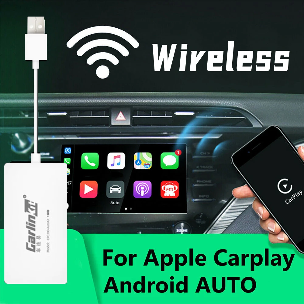 Беспроводной CarPlay адаптер автомобильный ключ для Android навигационный плеер Plug Play