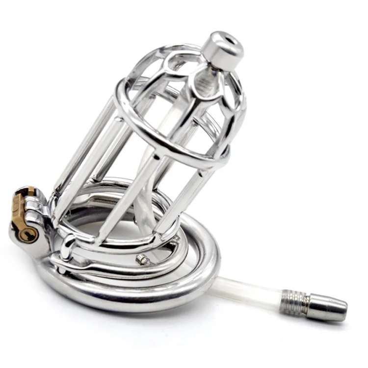 Целомудрие тюрьма птица мужской из нержавеющей стали петух клетка пенис кольцо