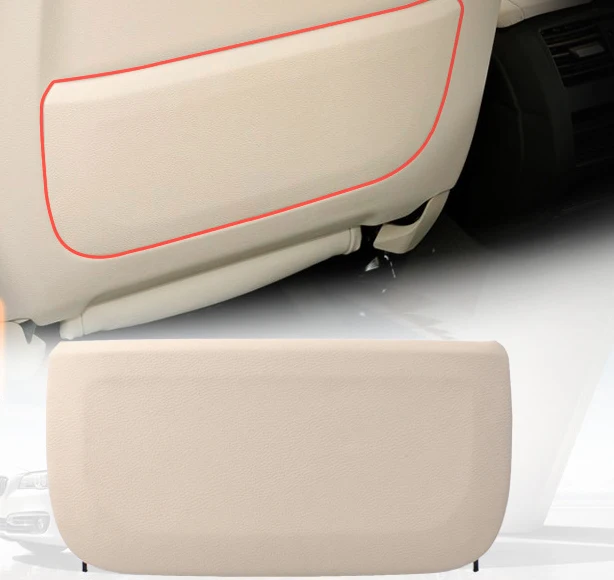 LHD RHD бежевая задняя часть спинки автомобильного сиденья панель из натуральной