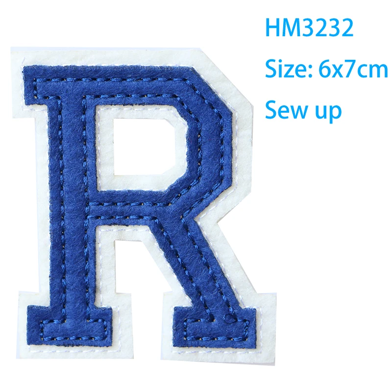 Высококачественная вышитая аппликация в виде буквы A R E нашивки для кавайной