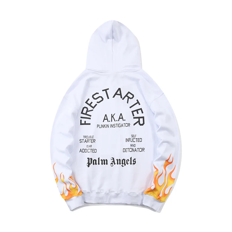 

Palm angels Hot selling fashion all-match letter flame print Sweatshirts