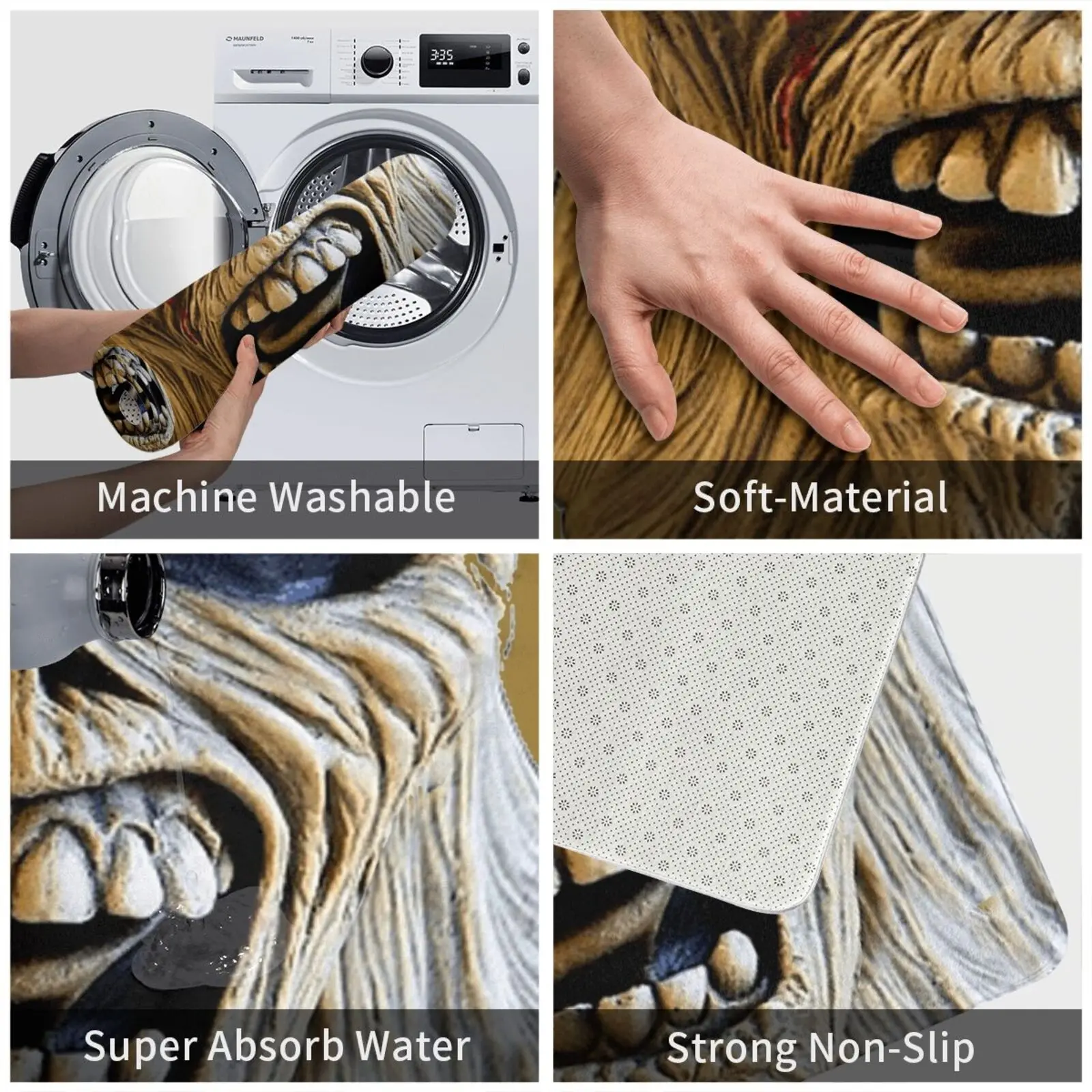 Коврик Эдди мягкий коврик из тяжелого металла