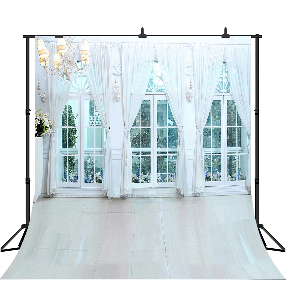 

Lyavshi белая занавеска Цветы лампа фотосессия свадебная фотография Фотофон для фотостудии