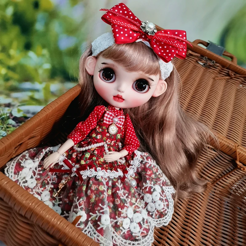 Новинка Одежда для кукол разноцветное Цветочное платье куклы блайз Pullip Licca 1/6 BJD