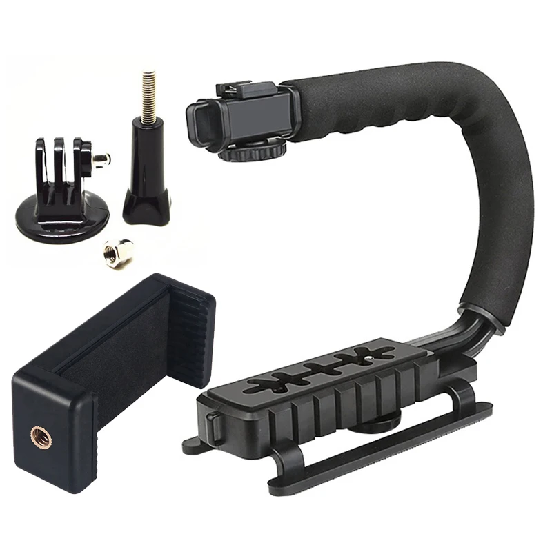 Камера ручной стабилизатор C образный держатель ручка видео для DSLR Nikon Canon телефон