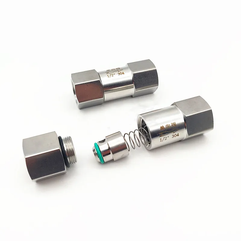 304 нержавеющая сталь разделенный обратный клапан односторонний 1/8 &quot1/4&quot 3/8