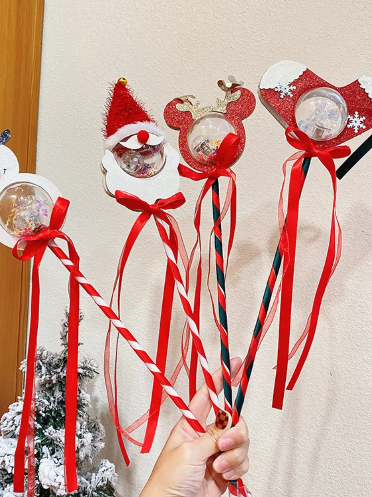 Рождественская Подарочная коробка Милая Детская повязка на голову с оленьими