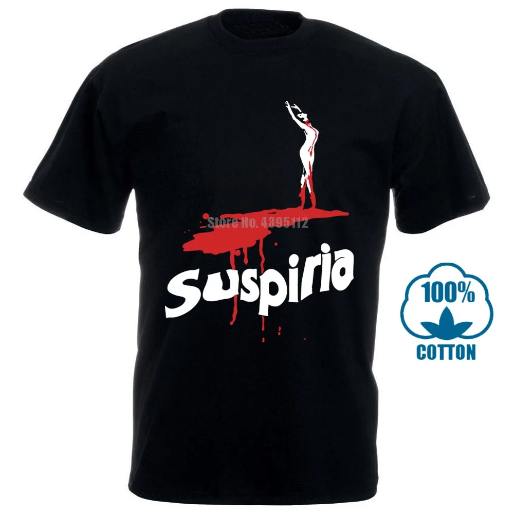 Мужская футболка Suspiria Movie Японская уличная одежда дизайнерские футболки из 100%