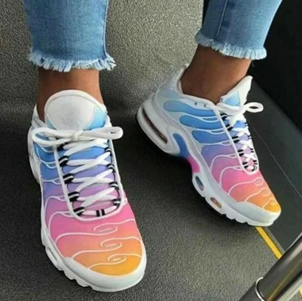 

Women Vulcanize Shoes Sneakers Ladies Fashion Bling Casual Shoes Summer Mesh Breathable Sneakers Femme Zapatillas Mujer 35-43