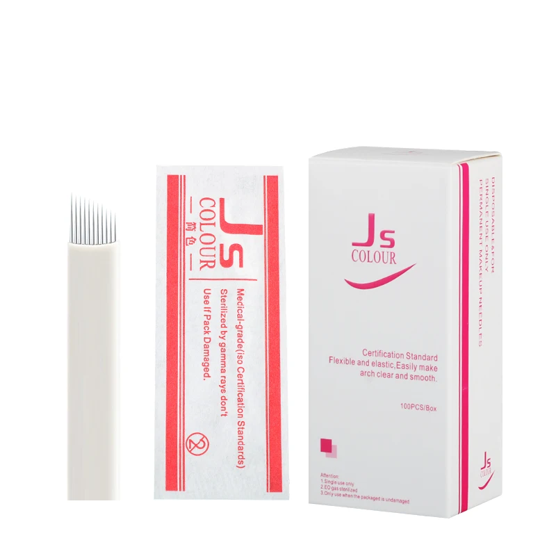 100 шт. ручка для перманентного макияжа бровей 11 пин|permanent makeup|permanent makeup bladetattoo pins |