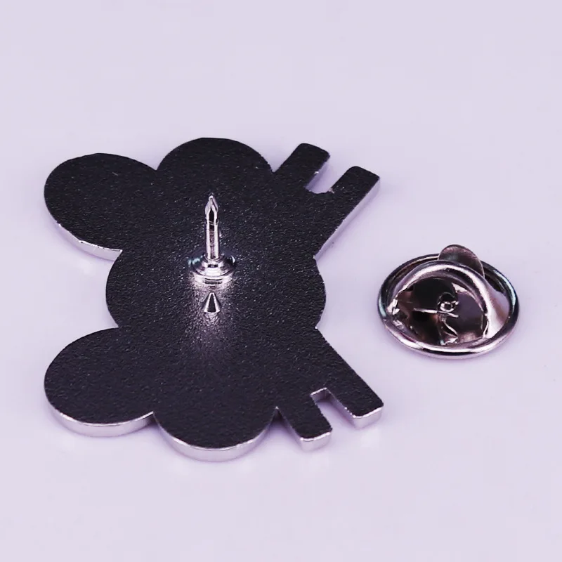 Жесткая эмалированная заколка в виде совы с милыми животными | Украшения и