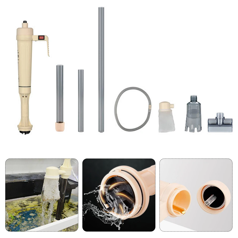 Электрический аквариумный очиститель для аквариума легкий практичный воды