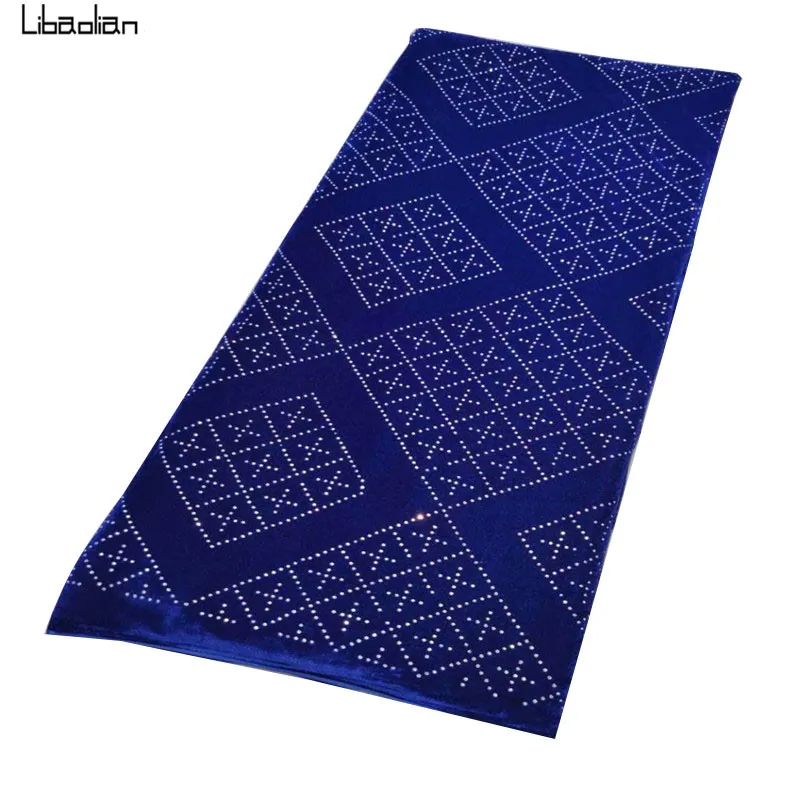 Высокого качества шнурок из Африканской ткани и бархата Мягкой гладкой Со