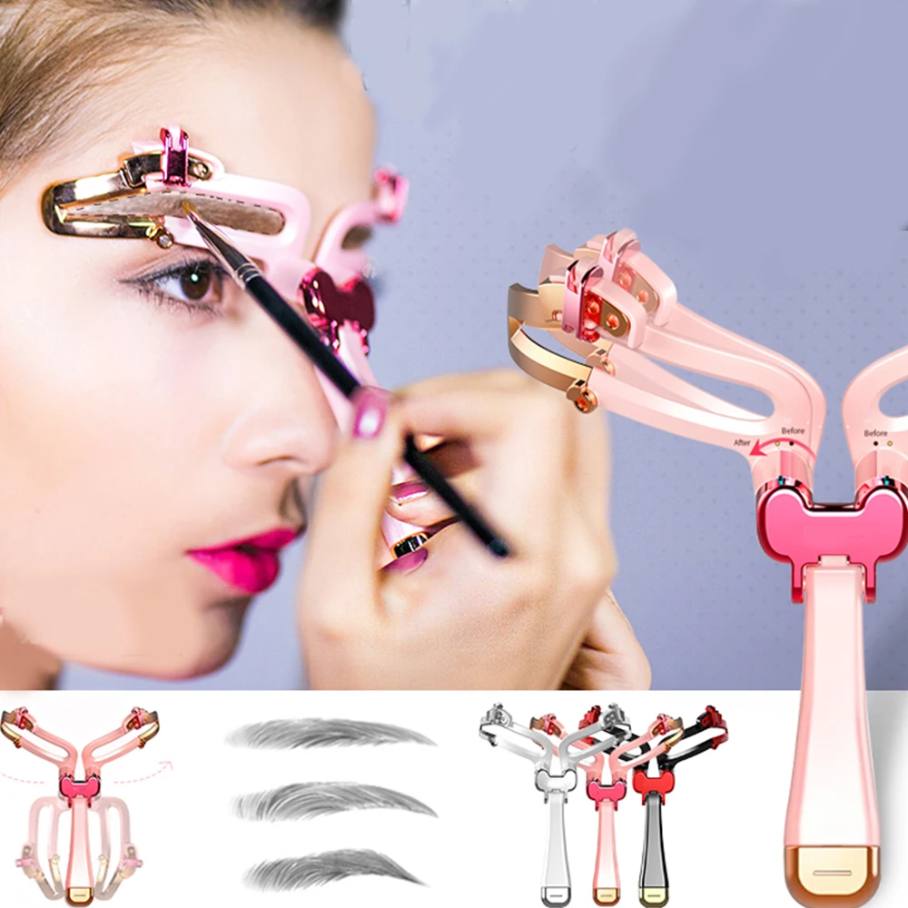 1 шт. Регулируемый формирователь для бровей инструменты макияжа портативный