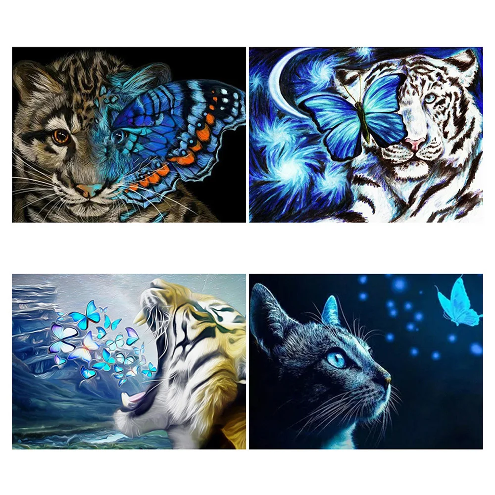 

Алмазная живопись «сделай сам» 5d, полная вышивка, животные, бабочки, искусственная мебель, домашний декор, хобби, подарок, роспись крестиком