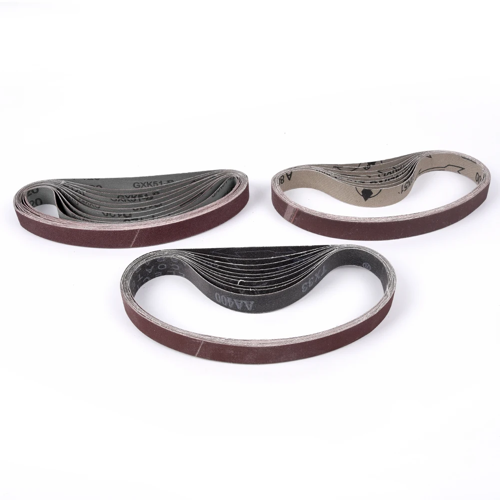 

120/400/800 Grits Abrasive Sanding Belts Mixing Grinding Polishing Sander Tool