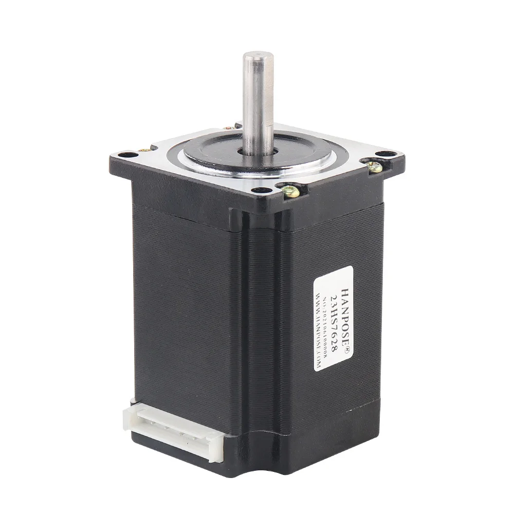 Шаговый электродвигатель Nema23 2 фазы 4-lead 2.8A 189N.cm 76mm 1.8deg 23HS762 8 аксессуары для ЧПУ