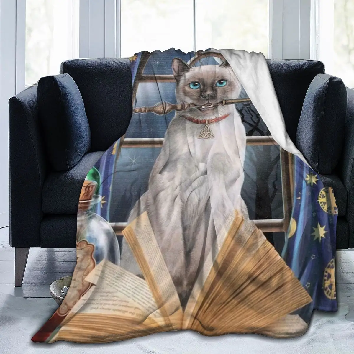 

Cute 3D Cat Printing Flannel Blanket Sheet Bedding Soft Blanket Bed Cover Home Textile Decoration Blanket